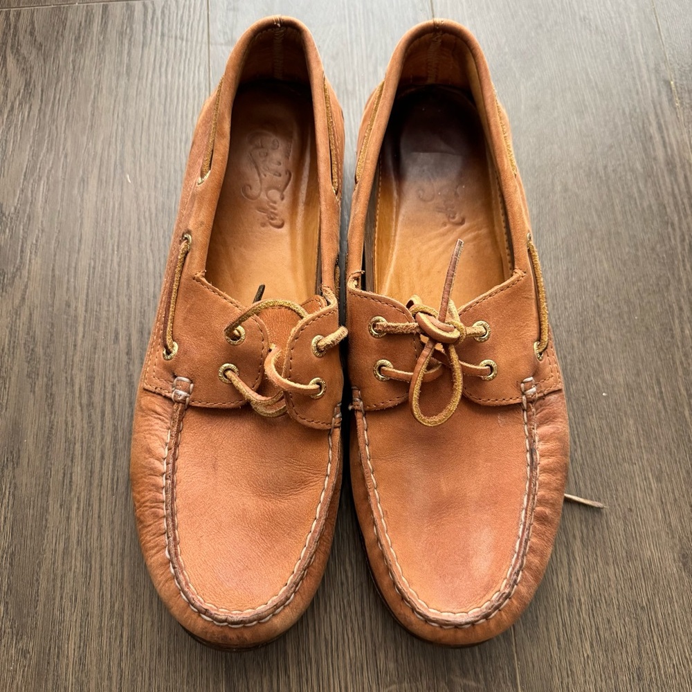 Classic Ta  Leather Men's Boat Shoes